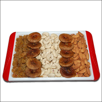 "Dryfruit Plastic Thali - PDFT301 - Click here to View more details about this Product